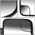 02-08 Dodge Ram 1500 / 03-09 Ram 2500 3500 Manual Towing Mirrors - Black