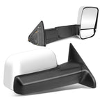 09-16 Dodge Ram 1500/2500/3500 Manual Towing Mirrors Chrome Pair