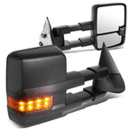 03-07 Chevrolet Silverado Sierra Tahoe Suburban Towing Mirrors Pair Manual