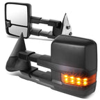 03-07 Chevrolet Silverado Sierra Tahoe Suburban Towing Mirrors Pair Manual