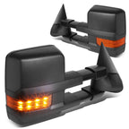 03-07 Chevrolet Silverado Sierra Tahoe Suburban Towing Mirrors Pair Manual