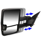 03-07 Chevrolet Silverado Sierra Tahoe Suburban Towing Mirrors Pair Manual