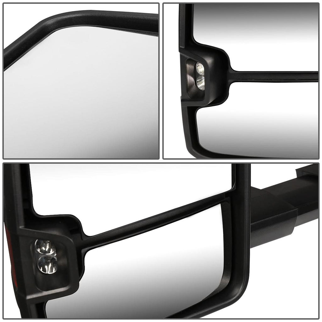 03-07 Chevrolet Silverado Sierra Tahoe Suburban Towing Mirrors Pair Manual