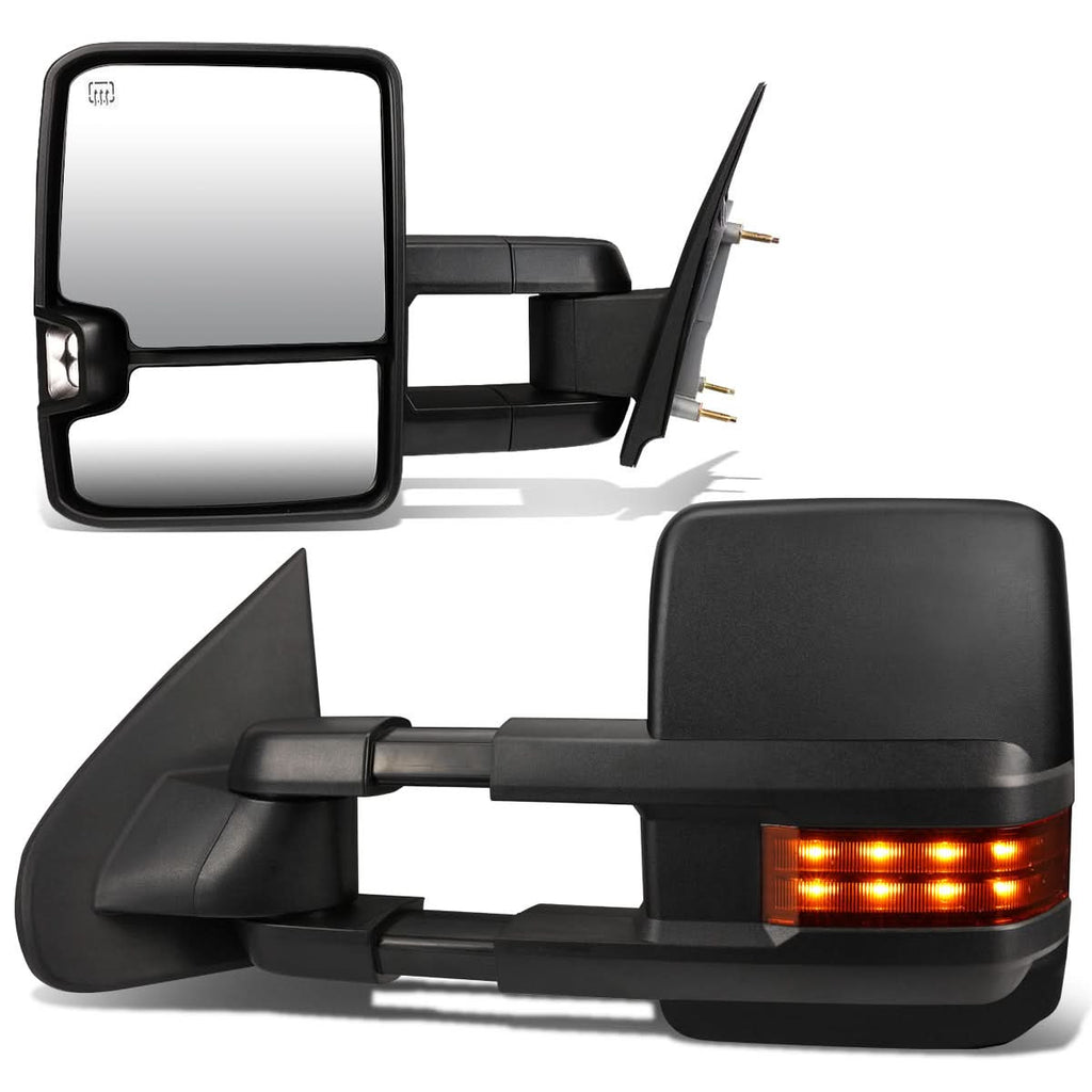 03-07 Chevy Silverado GMC Sierra Heated Towing Mirrors w/ LED Signal