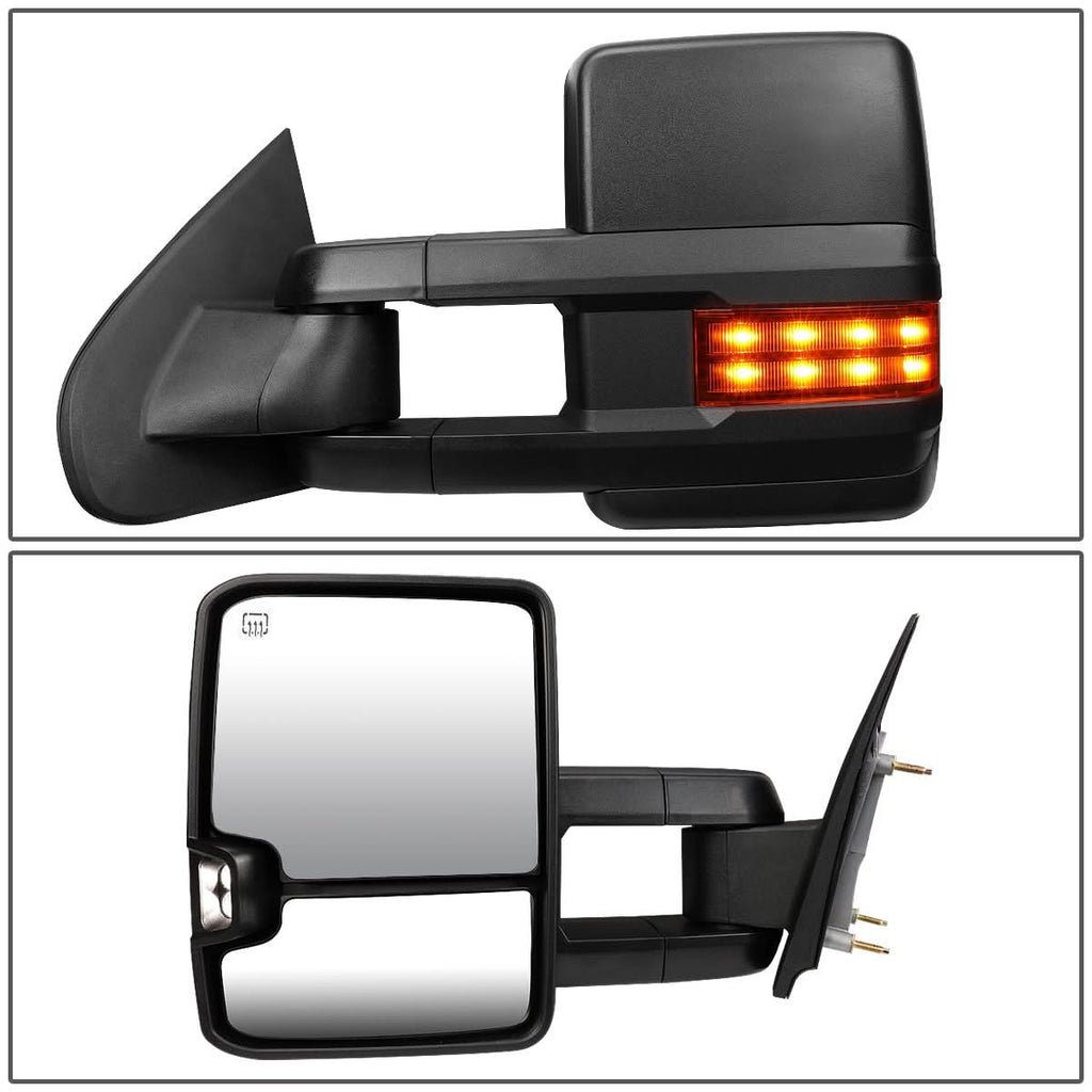 03-07 Chevy Silverado GMC Sierra Heated Towing Mirrors w/ LED Signal