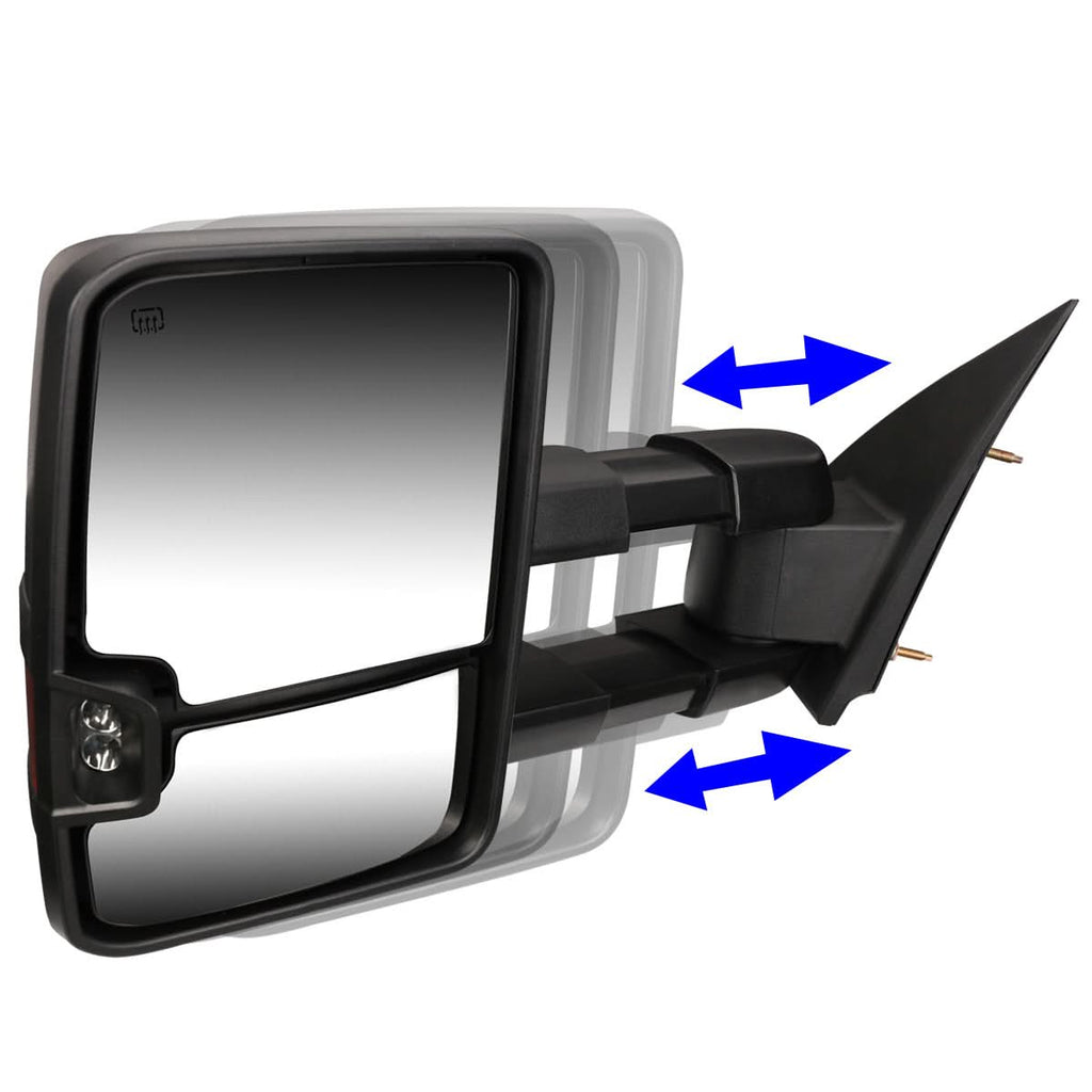03-07 Chevy Silverado GMC Sierra Heated Towing Mirrors w/ LED Signal