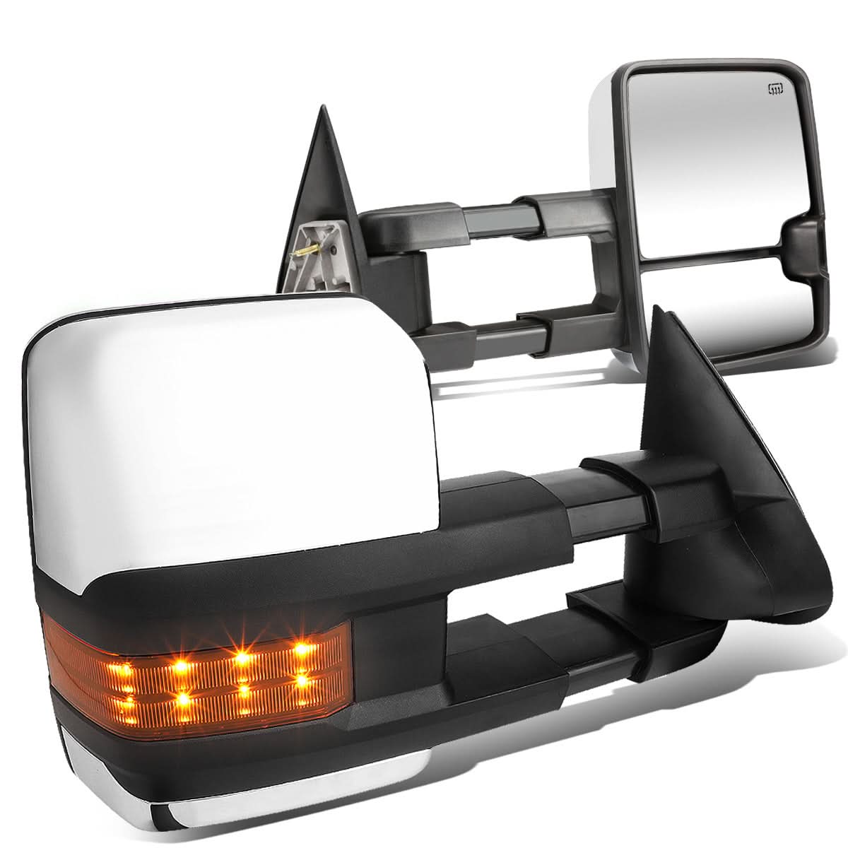 03-07 Chevy Silverado GMC Sierra Towing Mirrors Powered Heated LED