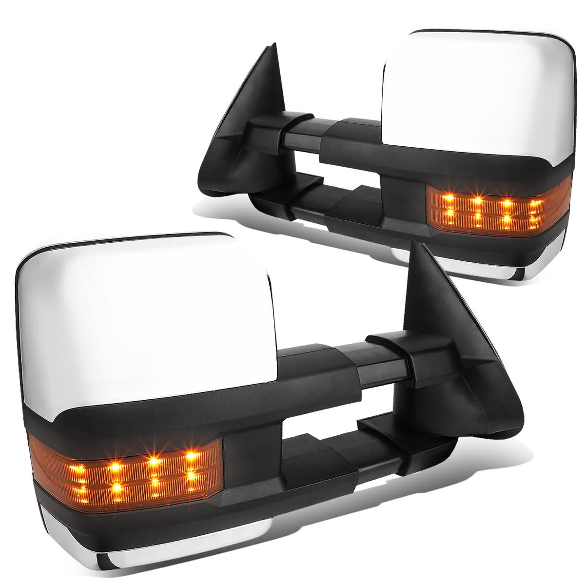 03-07 Chevy Silverado GMC Sierra Towing Mirrors Powered Heated LED