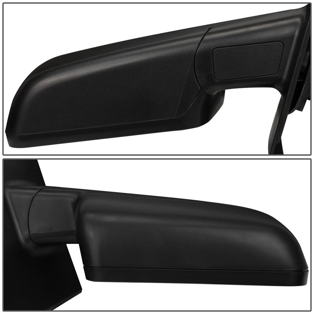 04-14 Ford F-150 Powered Heated Towing Mirror - Right Side Black