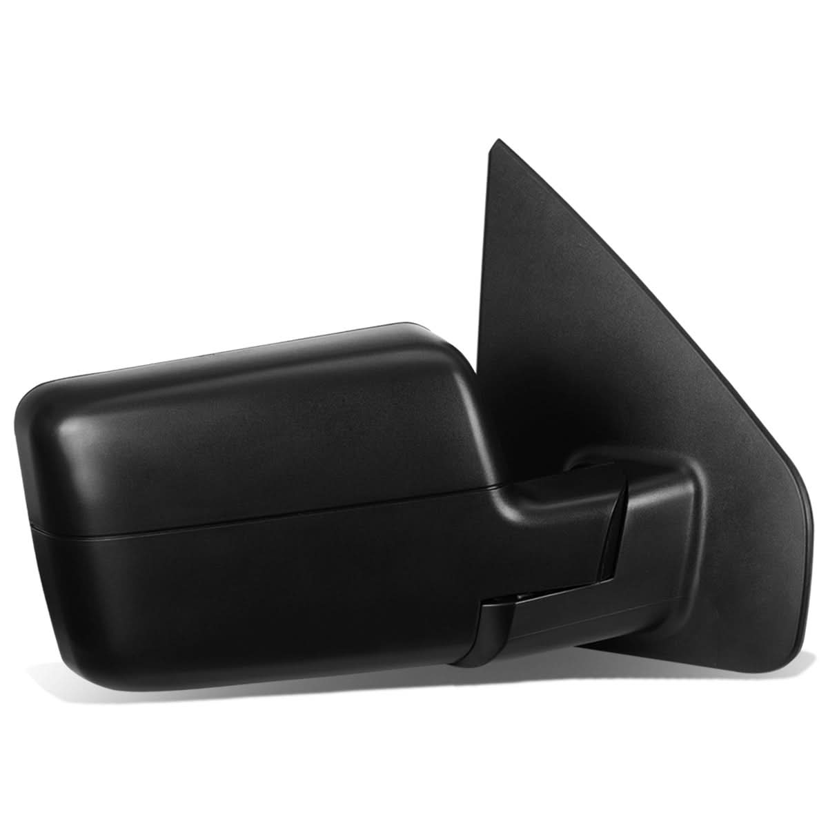 04-14 Ford F-150 Right Manual Towing Mirror - Black