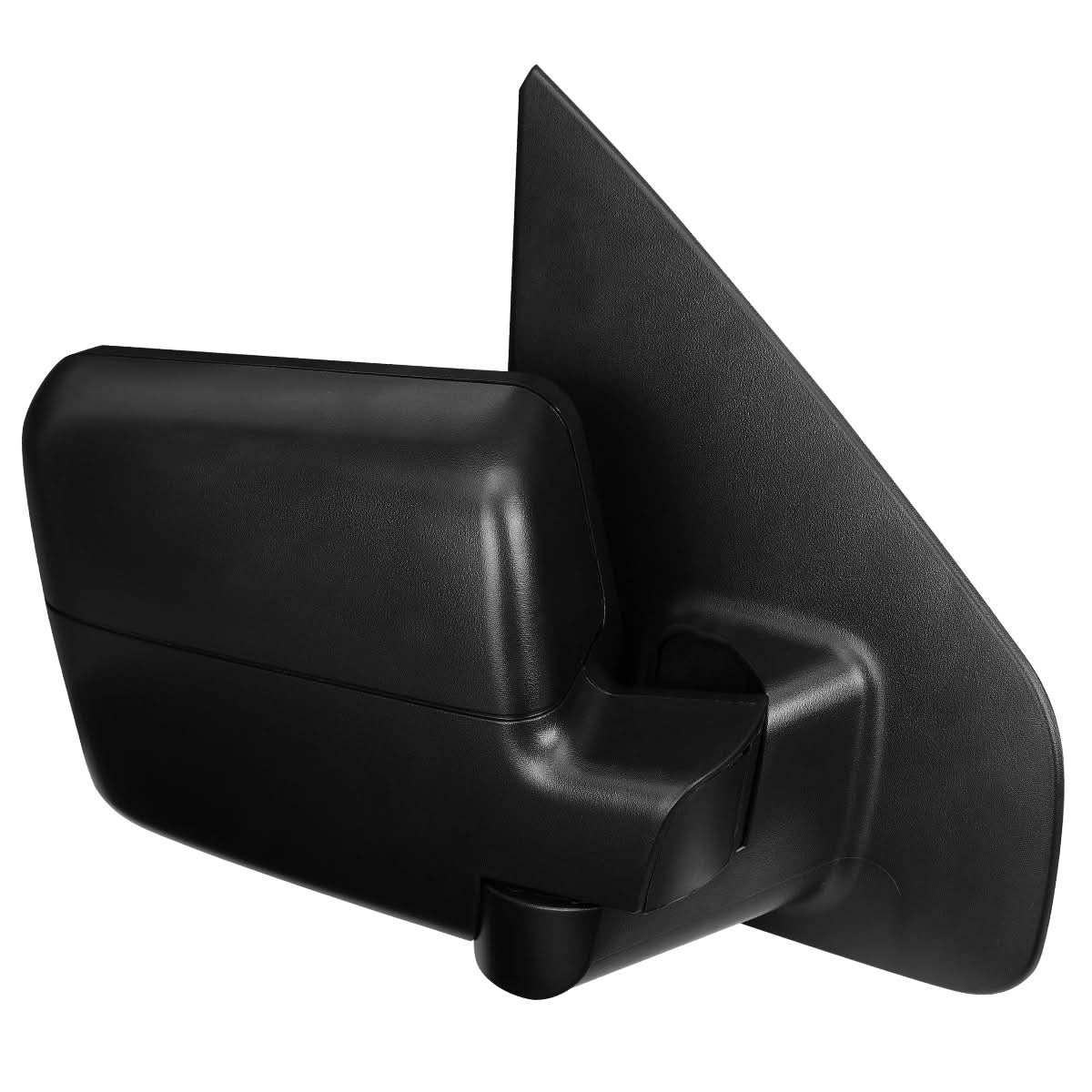 04-14 Ford F-150 Right Manual Towing Mirror - Black