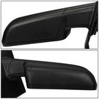 04-14 Ford F-150 Right Manual Towing Mirror - Black