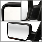 2004-2014 Ford F-150 Left Manual Towing Mirror w/ LED Signal