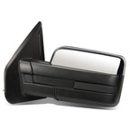 2004-2014 Ford F-150 Left Towing Mirror - Powered Heated Chrome