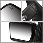 2004-2014 Ford F-150 Left Towing Mirror - Powered Heated Chrome