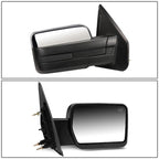 2004-2014 Ford F-150 Right Towing Mirror - Powered Heated Chrome