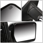 2004-2014 Ford F-150 Right Towing Mirror - Powered Heated Chrome