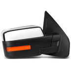 2004-2014 Ford F-150 Right Manual Towing Mirror - LED Amber Signal