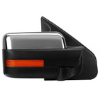 2004-2014 Ford F-150 Right Manual Towing Mirror - LED Amber Signal