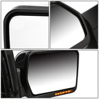 2004-2014 Ford F-150 Right Manual Towing Mirror - LED Amber Signal