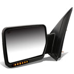 2004-2014 Ford F-150 Left Towing Mirror - Powered Heated Chrome