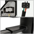 88-02 Chevrolet C/K Power Towing Mirrors Black Pair Non-Heated