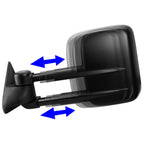 88-02 Chevrolet C/K Power Towing Mirror Left Side Black
