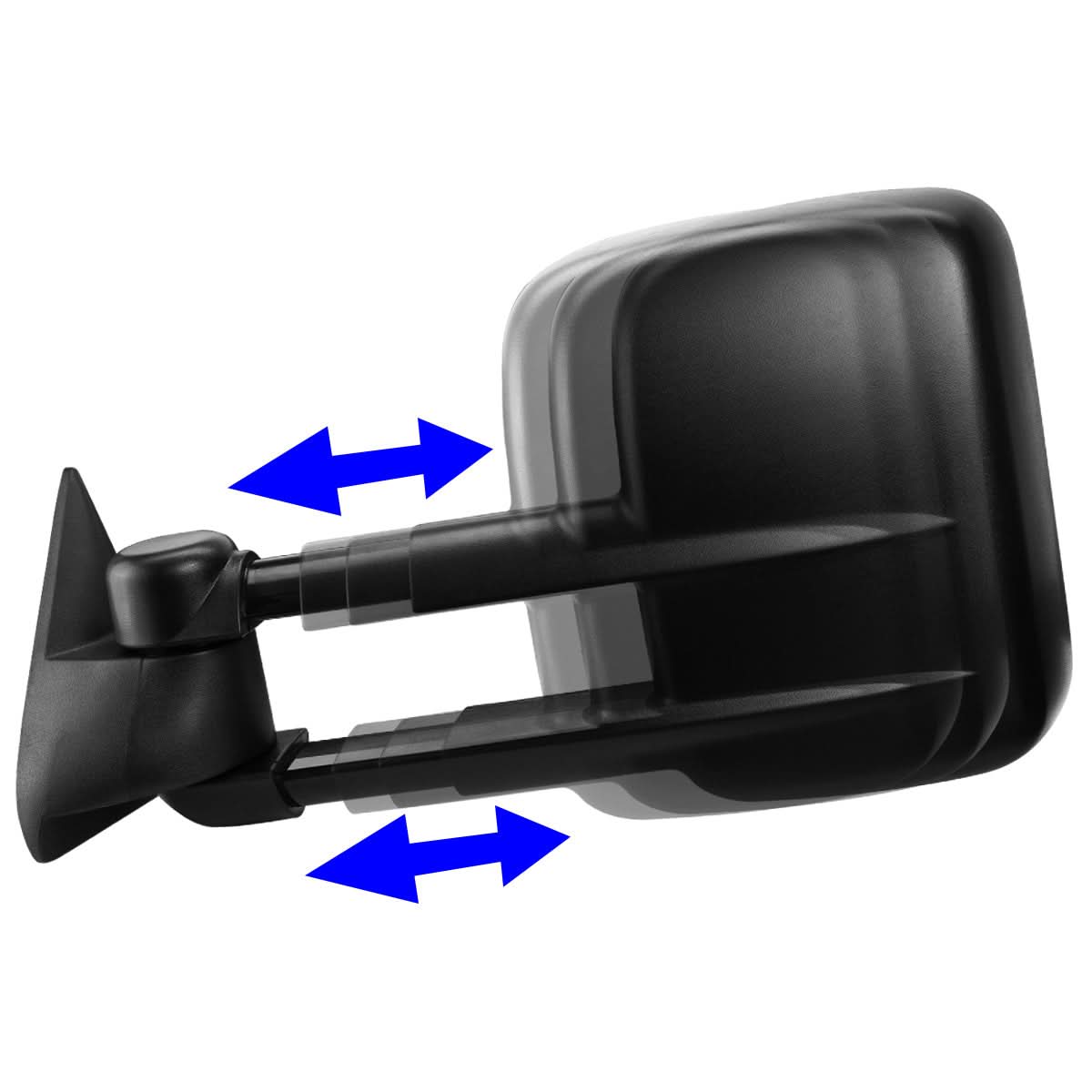 88-02 Chevrolet C/K Power Towing Mirror Left Side Black