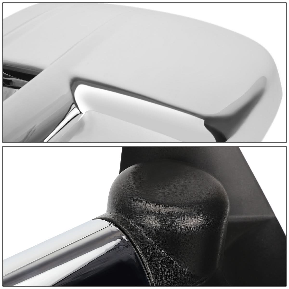 88-02 Chevrolet C/K Pickup Power Towing Mirror Pair Chrome