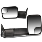 94-97 Dodge Ram 1500/2500/3500 Power Towing Mirror Pair - Black