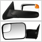 94-02 Dodge Ram Powered LED Towing Mirrors - Chrome Pair