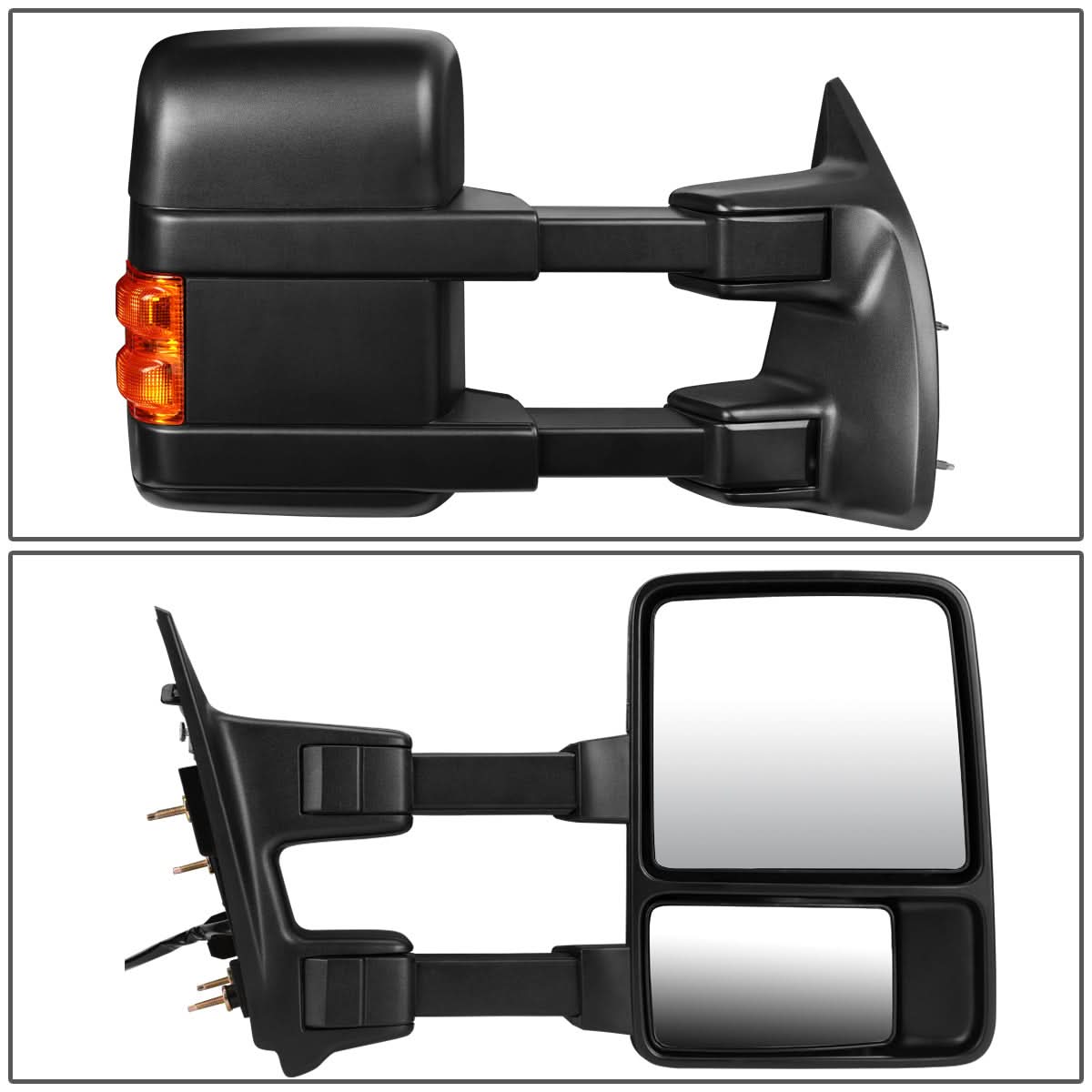 2008-2016 Ford F-250 F-350 F-450 F-550 Manual Heated Towing Mirror