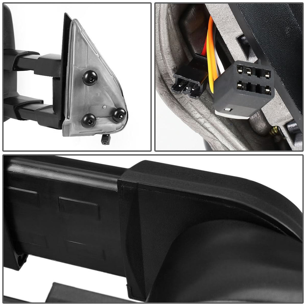 99-06 Chevy Silverado GMC Sierra Powered Heated LED Towing Mirrors