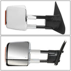 2007-2016 Toyota Tundra Powered Heated LED Towing Mirrors - Chrome