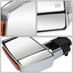 2007-2016 Toyota Tundra Powered Heated LED Towing Mirrors - Chrome