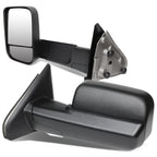 02-08 Dodge Ram 1500 03-09 Ram 2500 3500 Manual Heated Towing Mirrors