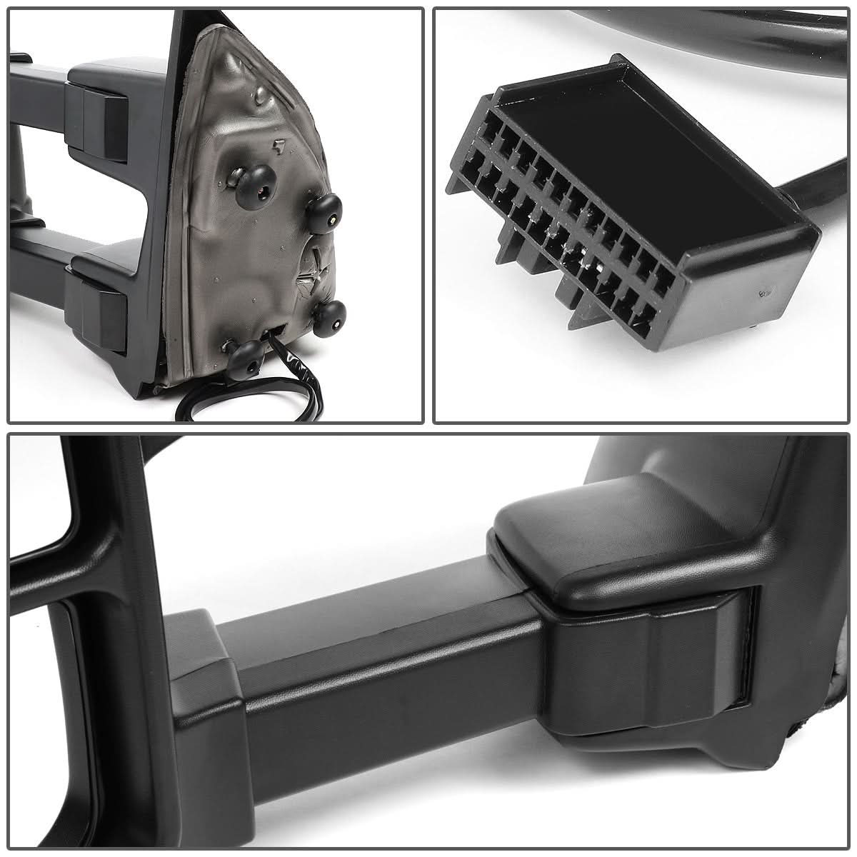 08-16 Ford F-250 F-350 F-450 F-550 Manual Towing Mirrors w/ LED Signal
