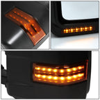 08-16 Ford F-250 F-350 F-450 F-550 Manual Towing Mirrors w/ LED Signal