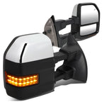 08-16 Ford F-250 F-350 F-450 F-550 Powered Heated LED Towing Mirrors