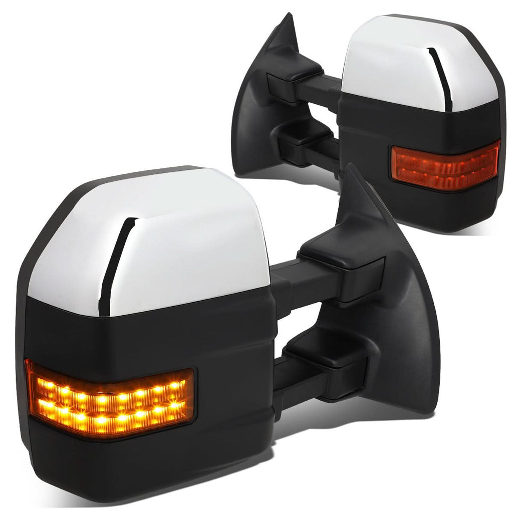 08-16 Ford F-250 F-350 F-450 F-550 Powered Heated LED Towing Mirrors