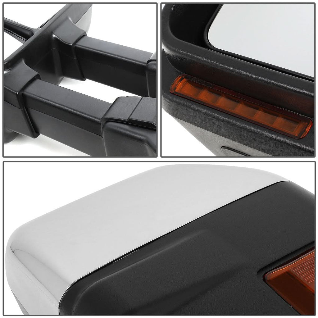 08-16 Ford F-250 F-350 F-450 F-550 Powered Heated LED Towing Mirrors