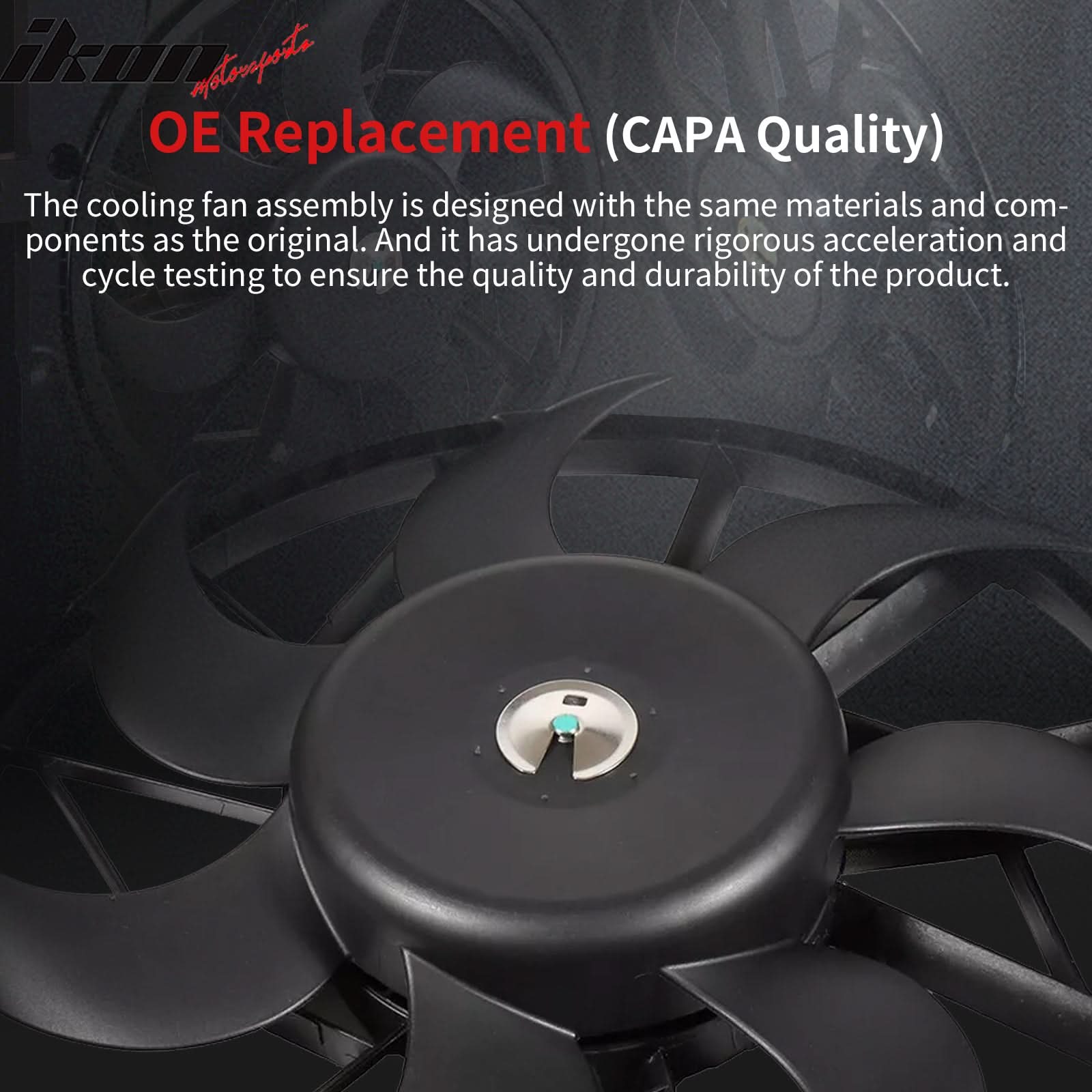 2005-2008 Audi A4 GEN 3 2003-2009 A4 Cabrio Dual Cooling Fan Assembly
