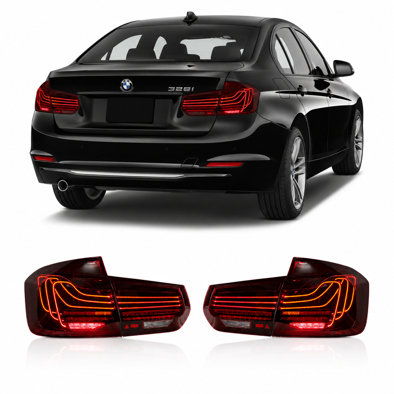 CSL Style LED Tail Lights for BMW 3 Series F30/F35 2012-2018