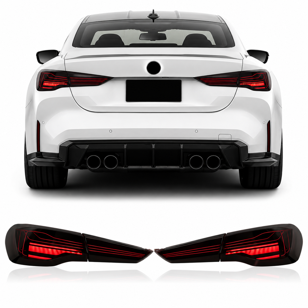CSL Style LED Tail Lights for BMW 4 Series G22/G23/G26 & G82 M4 2020-2022