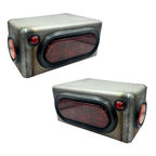 Heavy Duty LED Trailer Tail Light Kit 3/16 Steel By Gatekeeper Off-Road