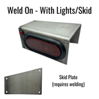 Heavy Duty LED Trailer Tail Light Kit 3/16 Steel By Gatekeeper Off-Road