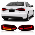 LED Taillights for Audi A4 2009–2012 Dynamic Turn Signal Rear Light Assembly