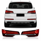 LED Tail Lights for Audi Q7 2006-2015 with Dynamic Turn Signals