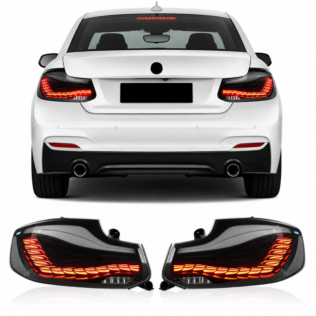 GTS Dragon Scale LED Tail Lights for BMW 2 Series F22/F23 2014-2021