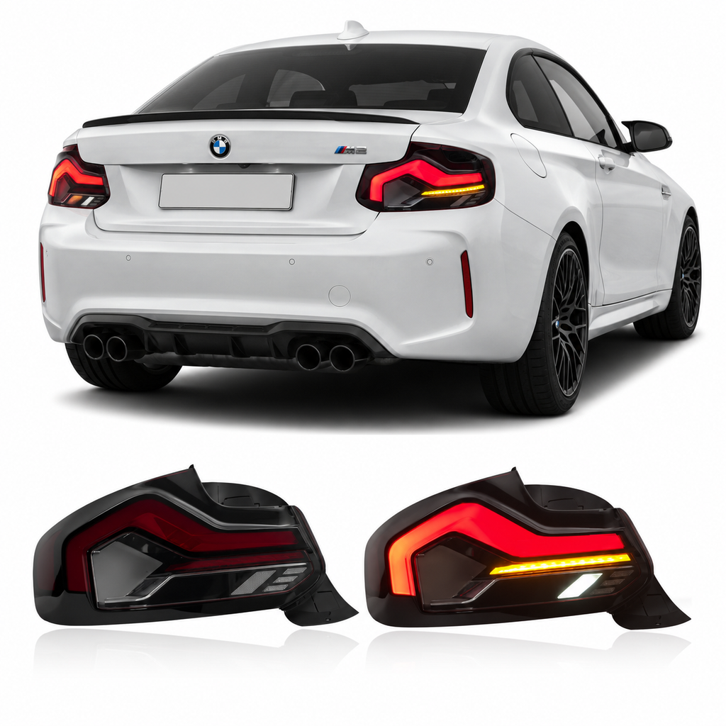 CSL RGB Laser Style LED Taillights for BMW 2 Series F22 F23 M2 F87 2014-2022
